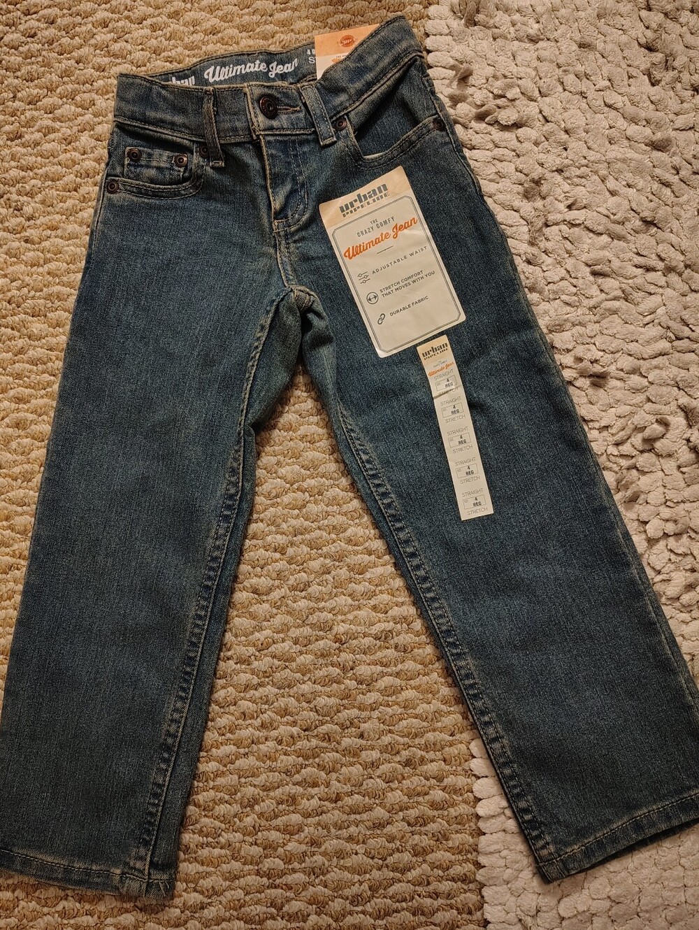 Urban Pipeline Dark Blue Straight Leg Boy Jeans